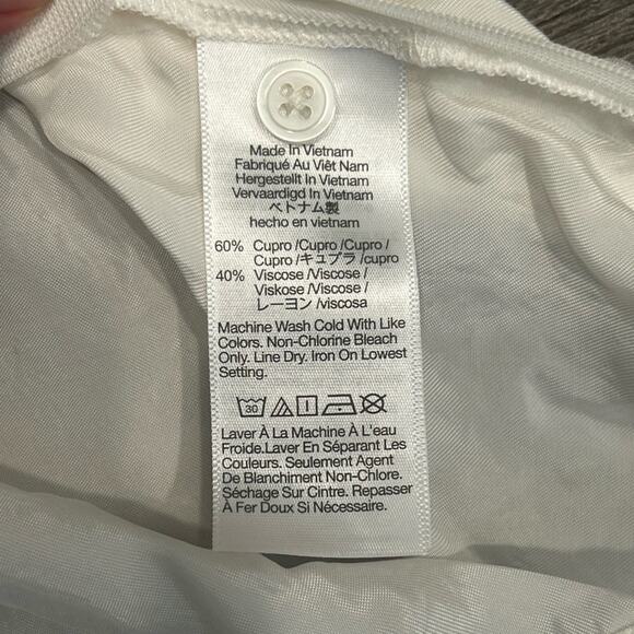 NWT Madewell Brushed Ruched-Front Top in Lighthouse White NN960 Size 12 - Picture 10 of 10